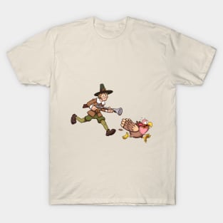 Pilgrim Hunting Turkey T-Shirt